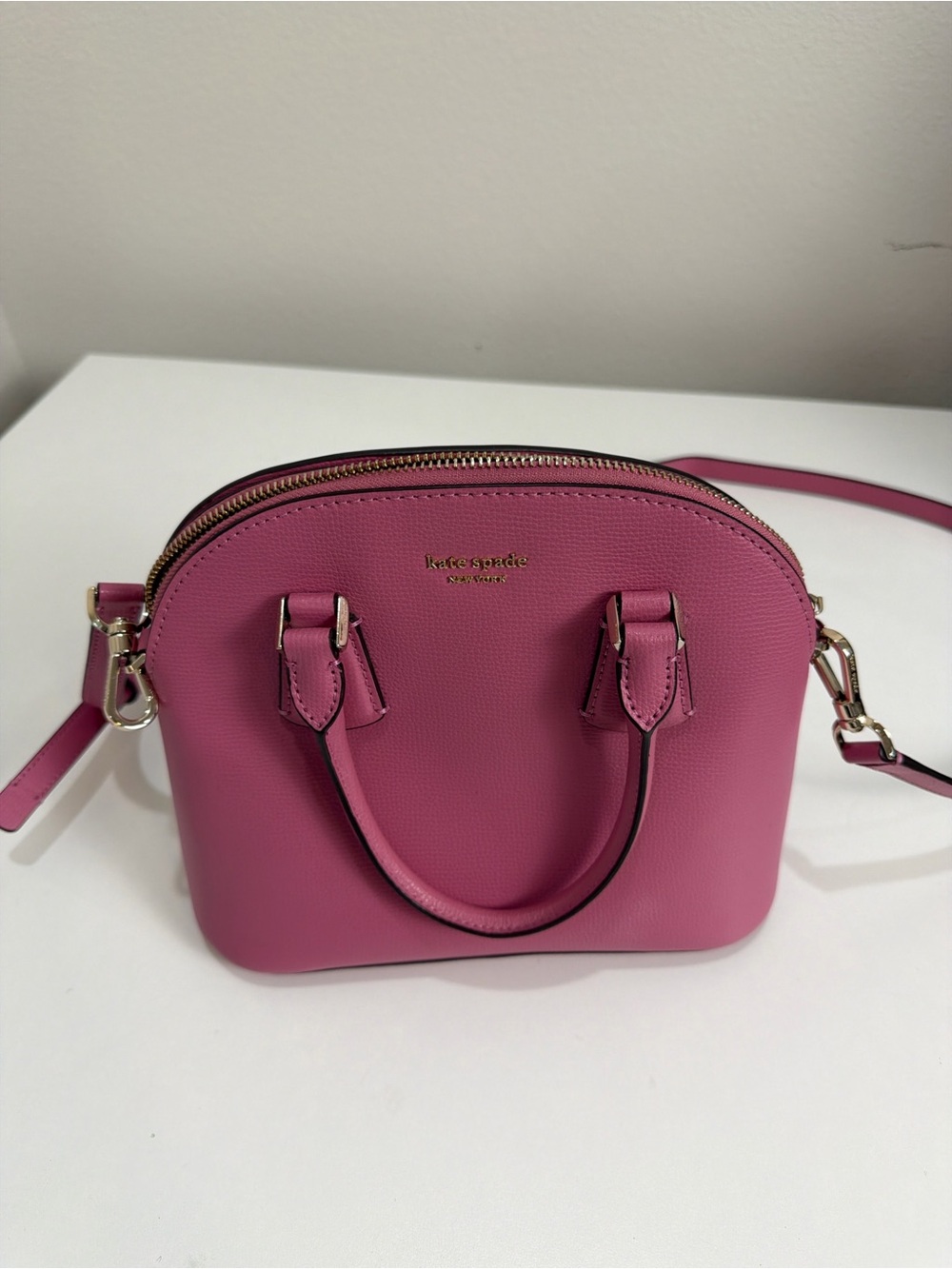 kate spade Hot Pink Crossbody Dome Satchel